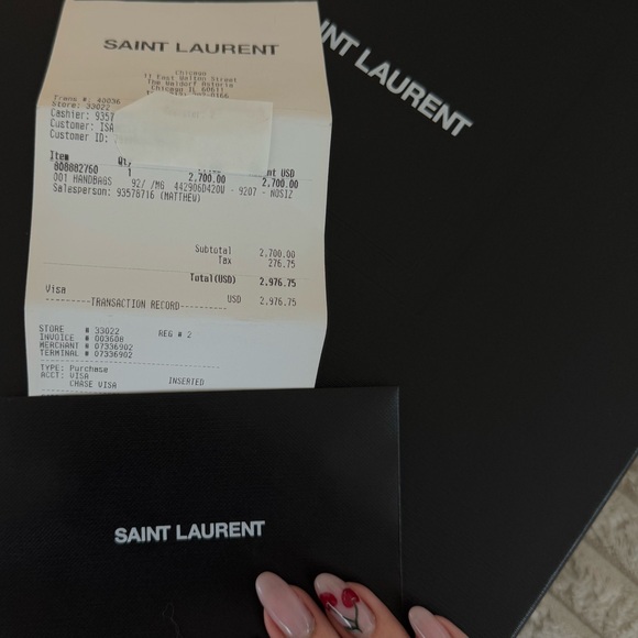 YSL SUNSET MEDIUM IN SMOOTH LEATHER - Picture 2 of 16